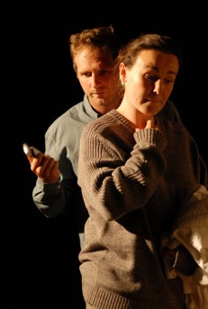 Scott Hinds and Georgina Sowerby in 'Doggerland'.